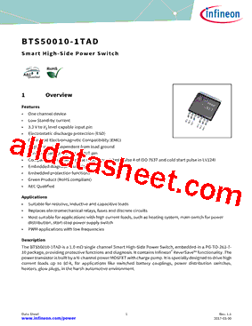 BTS50010-1TAD型号图片