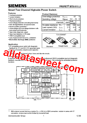 BTS611L1E3128ANTMA1型号图片