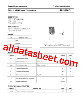 BU508AFI型号图片