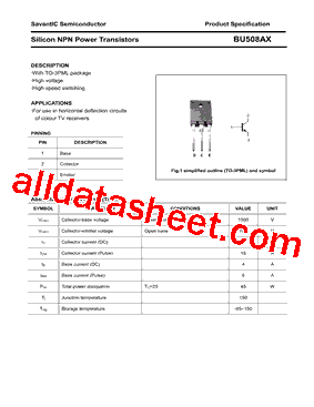 BU508AX型号图片