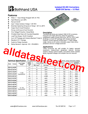 BUB15-24S1型号图片