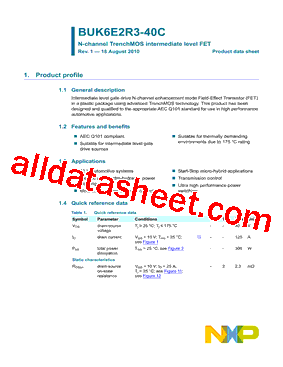 BUK6E2R3-40C_15型号图片