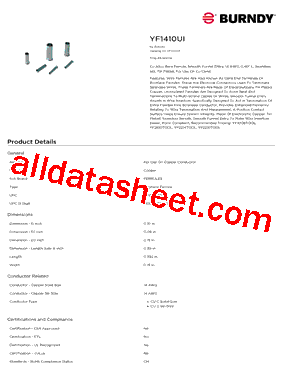 BURNDY_YF1410UI型号图片
