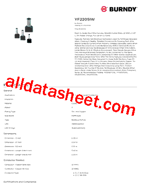 BURNDY_YF2205IW型号图片