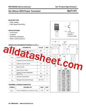 BUT11FI型号图片