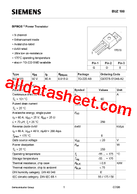 BUZ100型号图片