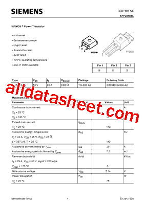 BUZ103SL型号图片