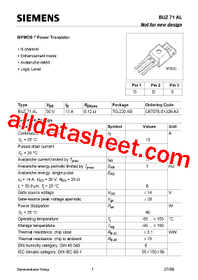 BUZ71AL型号图片