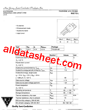 BUZ72L型号图片