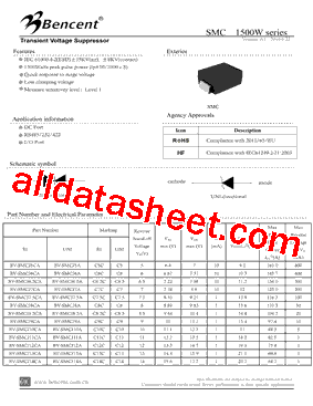 BV-SMCJ22CA型号图片