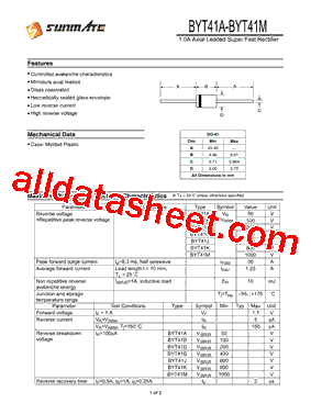 BYT41A型号图片