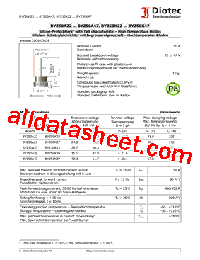 BYZ50K33型号图片