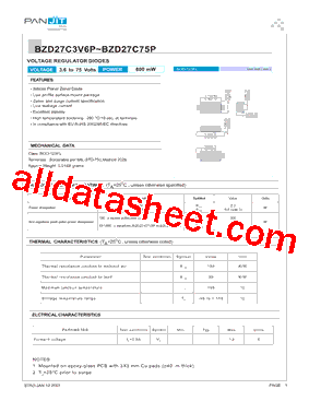 BZD27C11P-HE3-08型号图片