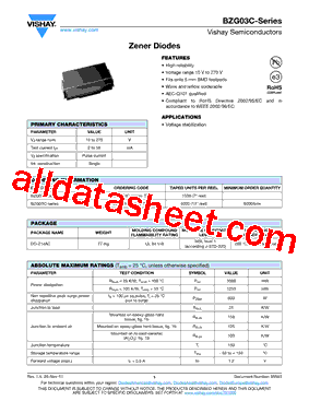 BZG03C200TR3型号图片