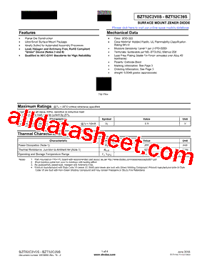 BZT52C2V4S型号图片