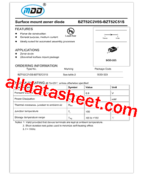 BZT52C2V7S-TP型号图片
