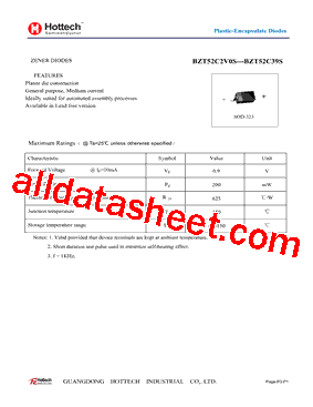 BZT52C4V7S型号图片