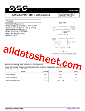 BZT52C8V2SF型号图片