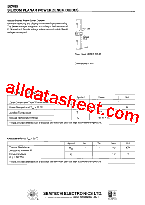 BZV85/C51型号图片