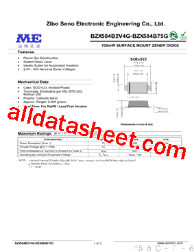 BZX584B11G型号图片