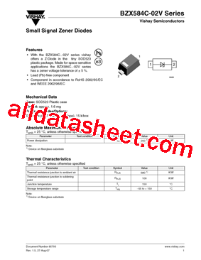 BZX584C3V3-02V型号图片