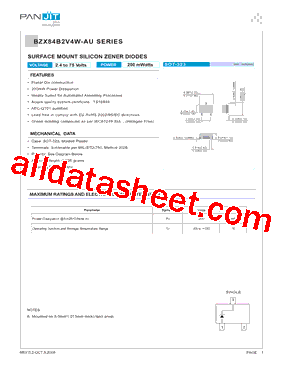 BZX84B2V4W-AU型号图片