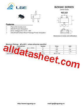 BZX84C22W-7-F型号图片