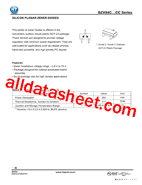 BZX84C2V7CC型号图片