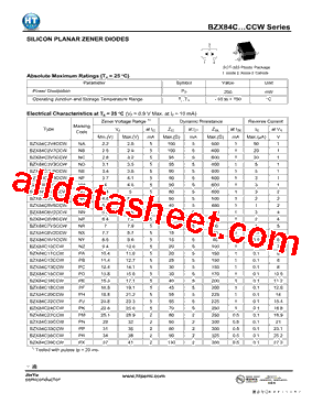 BZX84C4V3CCW型号图片