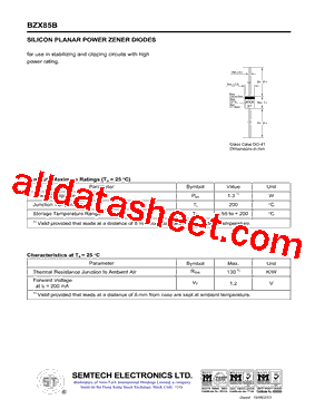 BZX85B10-TAP型号图片