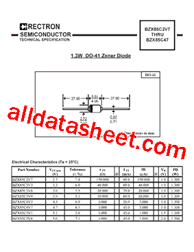 BZX85C11型号图片