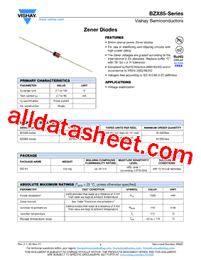 BZX85C18型号图片