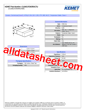 C1206C472K5RACTU型号图片