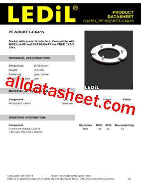 C13761_PF-SOCKET-CXA15型号图片