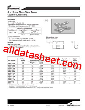 C520-500-R型号图片