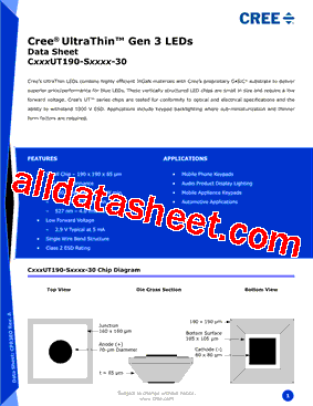 C527UT190-S0400-30型号图片