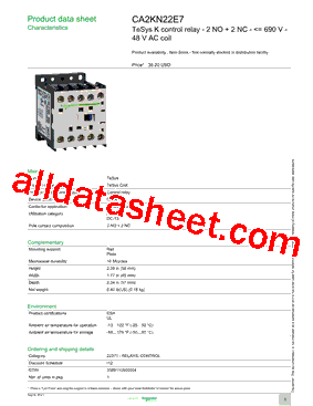 CA2KN22E7型号图片