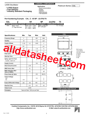 CAL-A522.5792TS型号图片