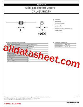CAL45VB821K型号图片