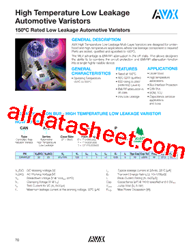 CANATL07DP型号图片