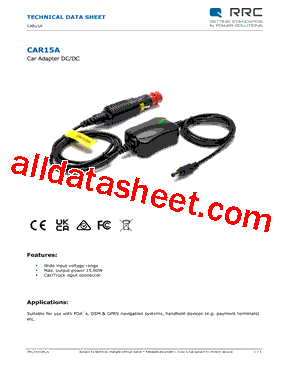 CAR15A型号图片