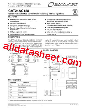 CAT24AC128型号图片