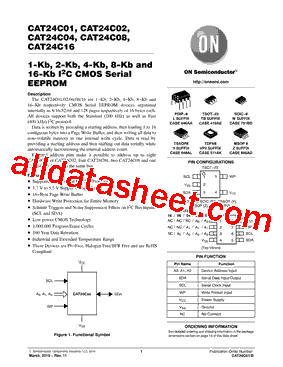 CAT24C01LI-GT3型号图片