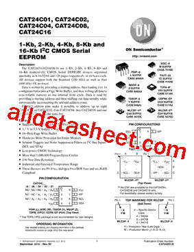 CAT24C01YI.GT3型号图片