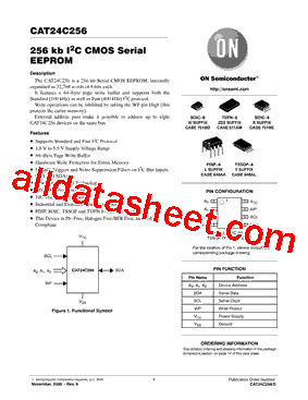 CAT24C256WE-GT2型号图片