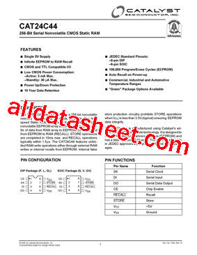 CAT24C44GVA-TE13型号图片