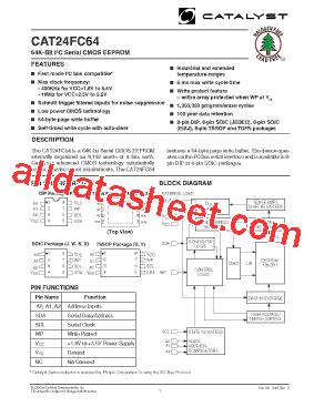 CAT24FC64ZD2ITE13型号图片