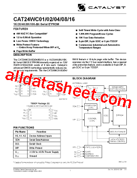 CAT24WC01LE-TE13F型号图片