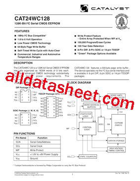 CAT24WC12833LITE13型号图片