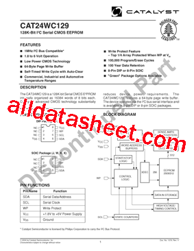 CAT24WC129LI-3TE13型号图片